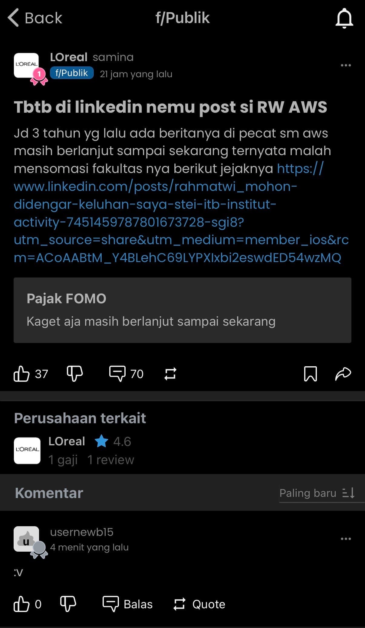 ANALISIS HUKUM — Study Case of Fomo 2026
