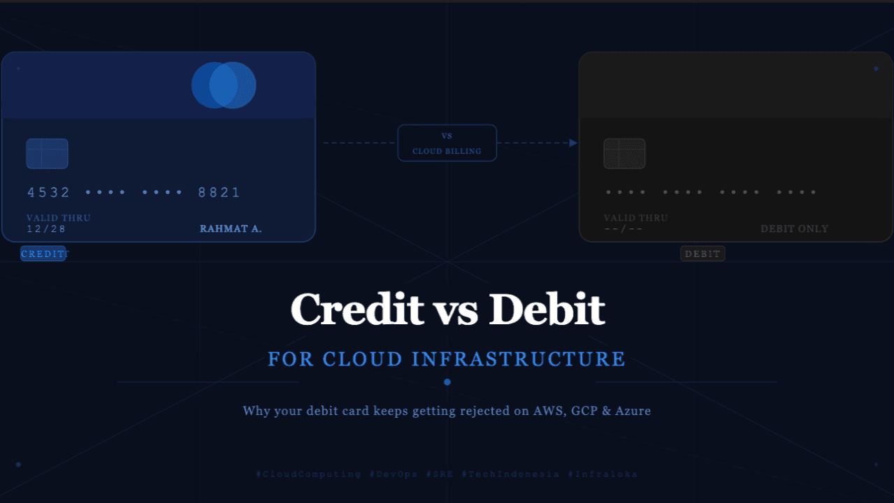 Mengapa Kartu Debit Anda Terus Ditolak di AWS, GCP, dan Azure Oleh Rahmat Wibowo Dari Infraloka