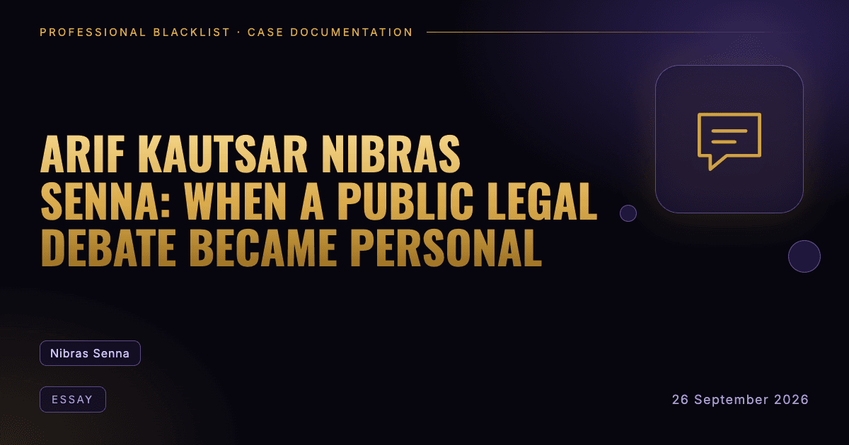 Header illustration: essay involving Nibras Senna