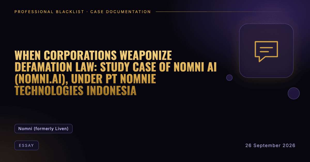 Header illustration: essay involving Nomni (formerly Liven)