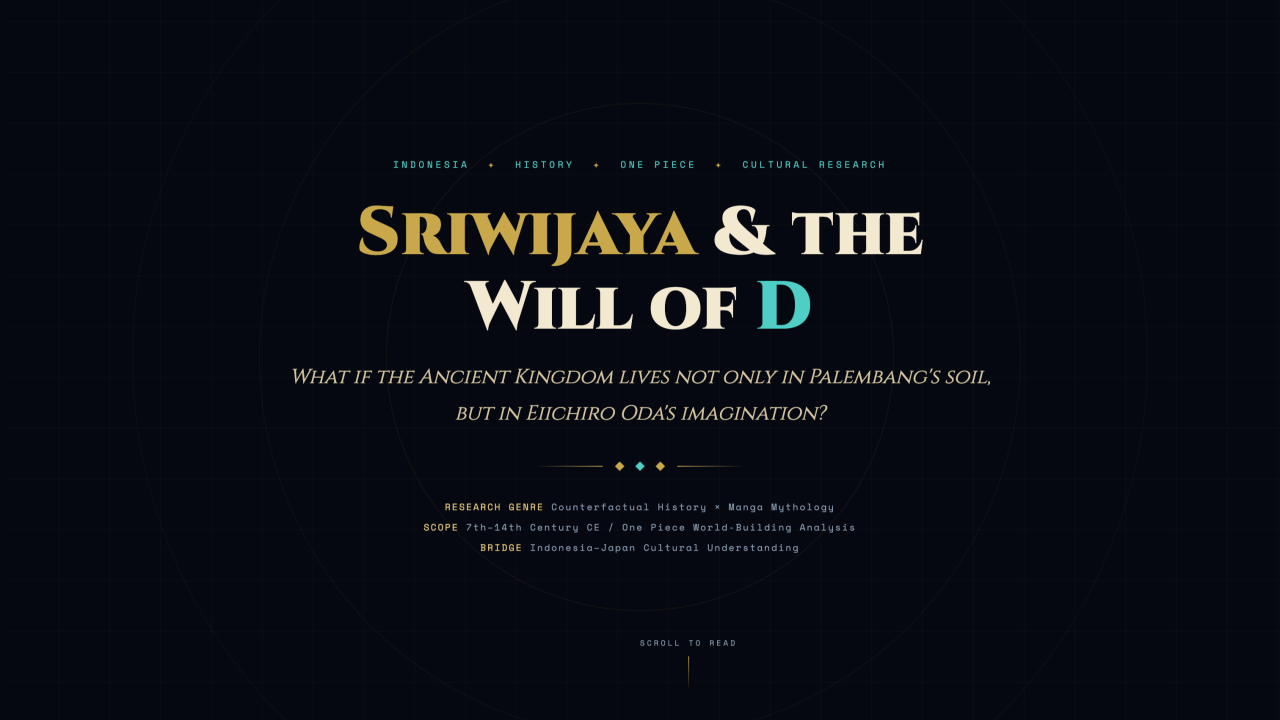 Sriwijaya & the Will of D