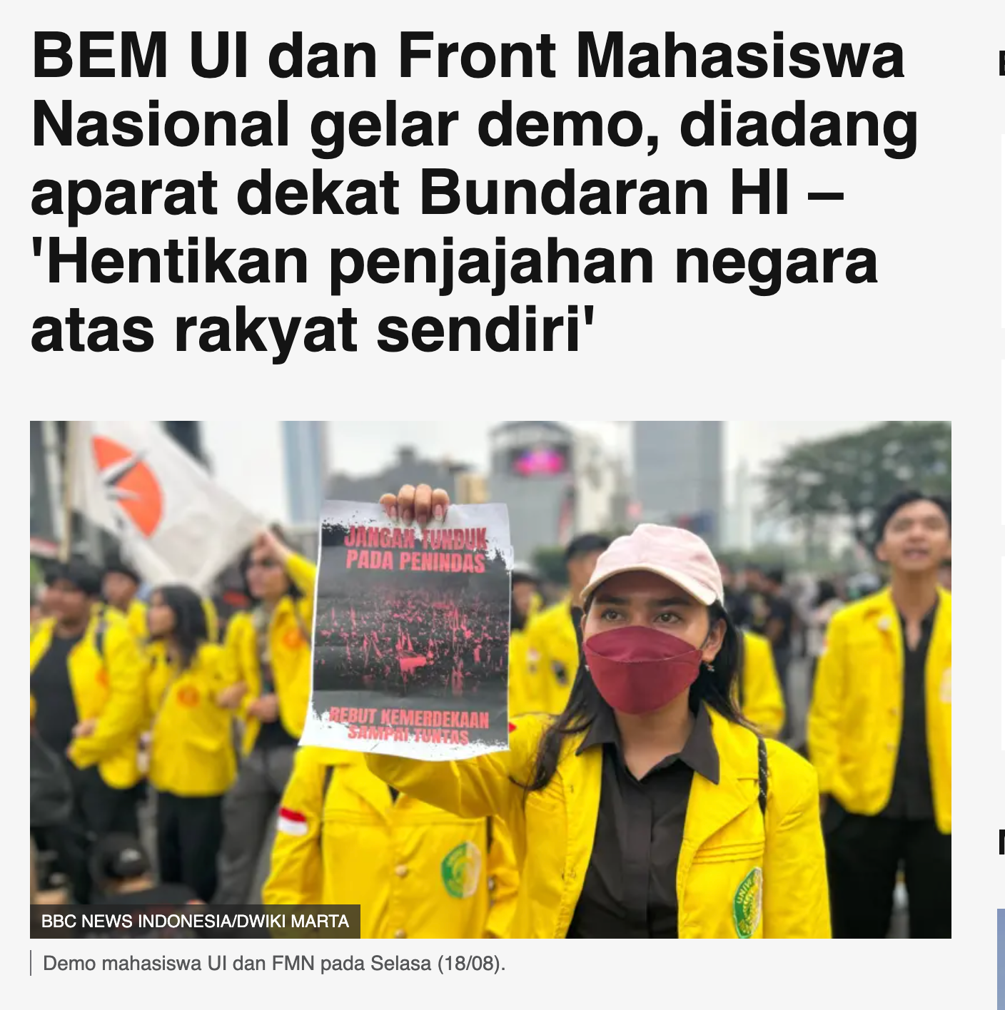 Ketika Panggung Mengalahkan Pesan: Kritik Devil's Advocate atas Aksi Mahasiswa 18 Agustus 2026 dan Cetak Biru Asosiasi Mahasiswa Berbasis Bukti