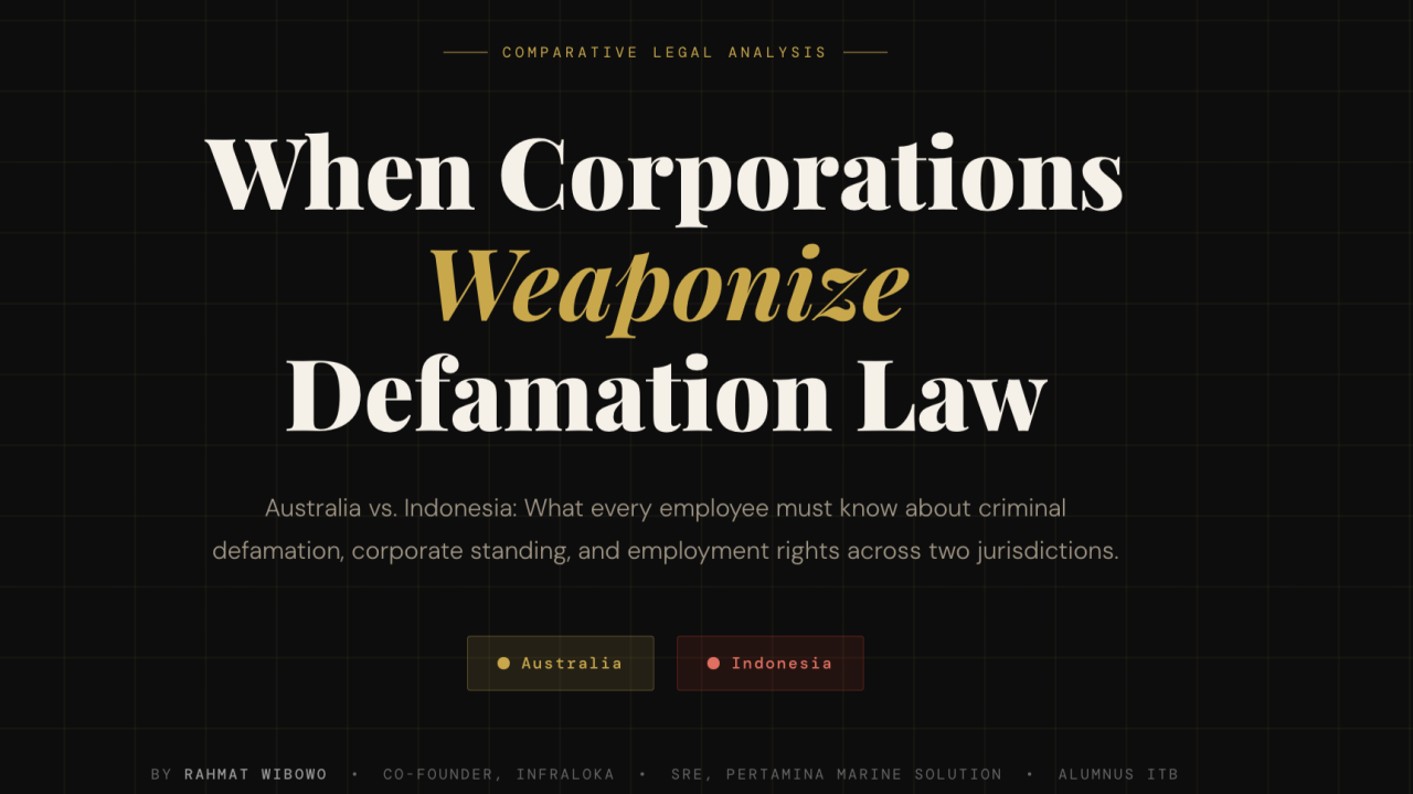 When Corporations Weaponize Defamation Law