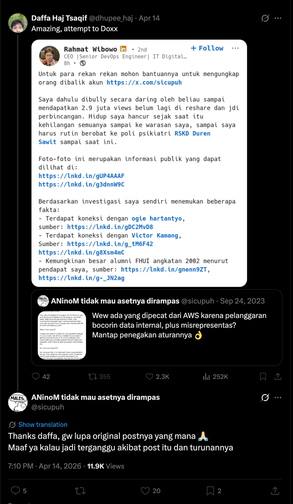 ANALISIS RISIKO HUKUM & PREDIKSI PUTUSAN — Study Case of Sicupuh