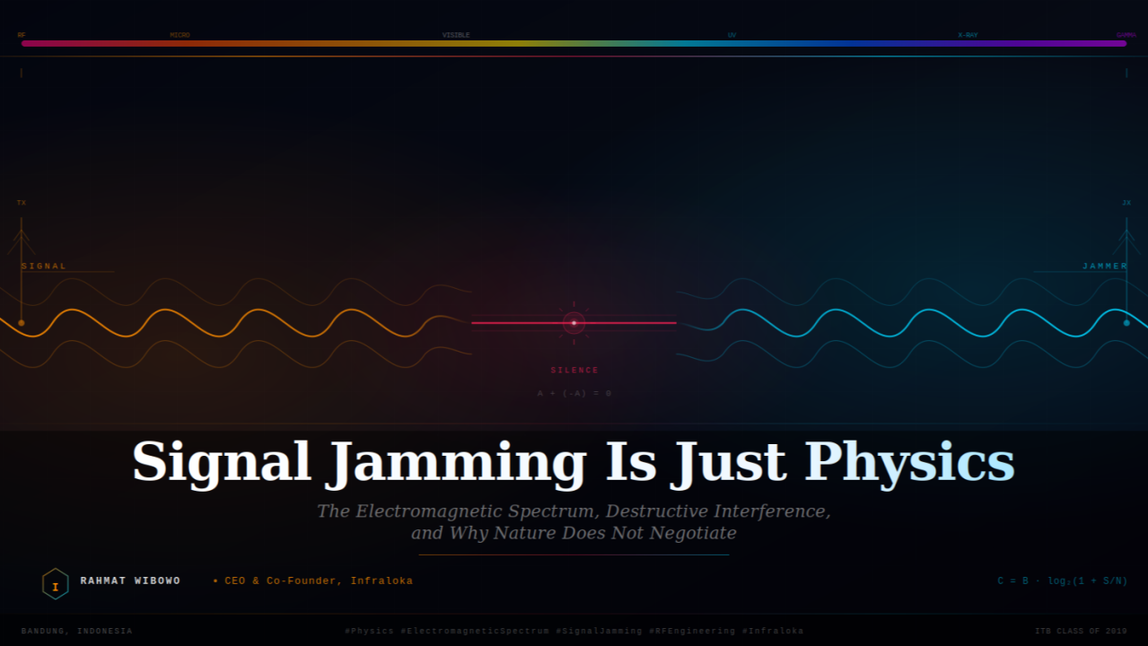 Signal Jamming Is Just Physics