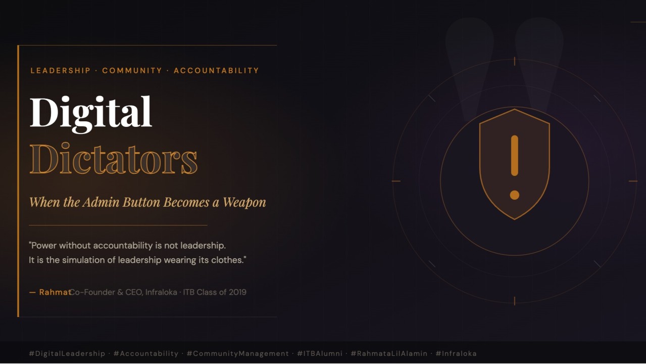 Digital Dictators: When the Admin Button Becomes a Weapon : Denis Enrico Hasyim and Achmad Zaky Syaifudin ex-Bukalapak from Init6