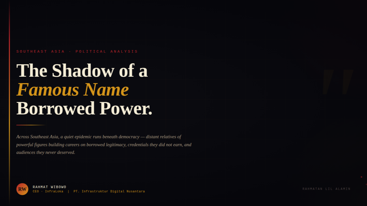 The Shadow of a Famous Name: