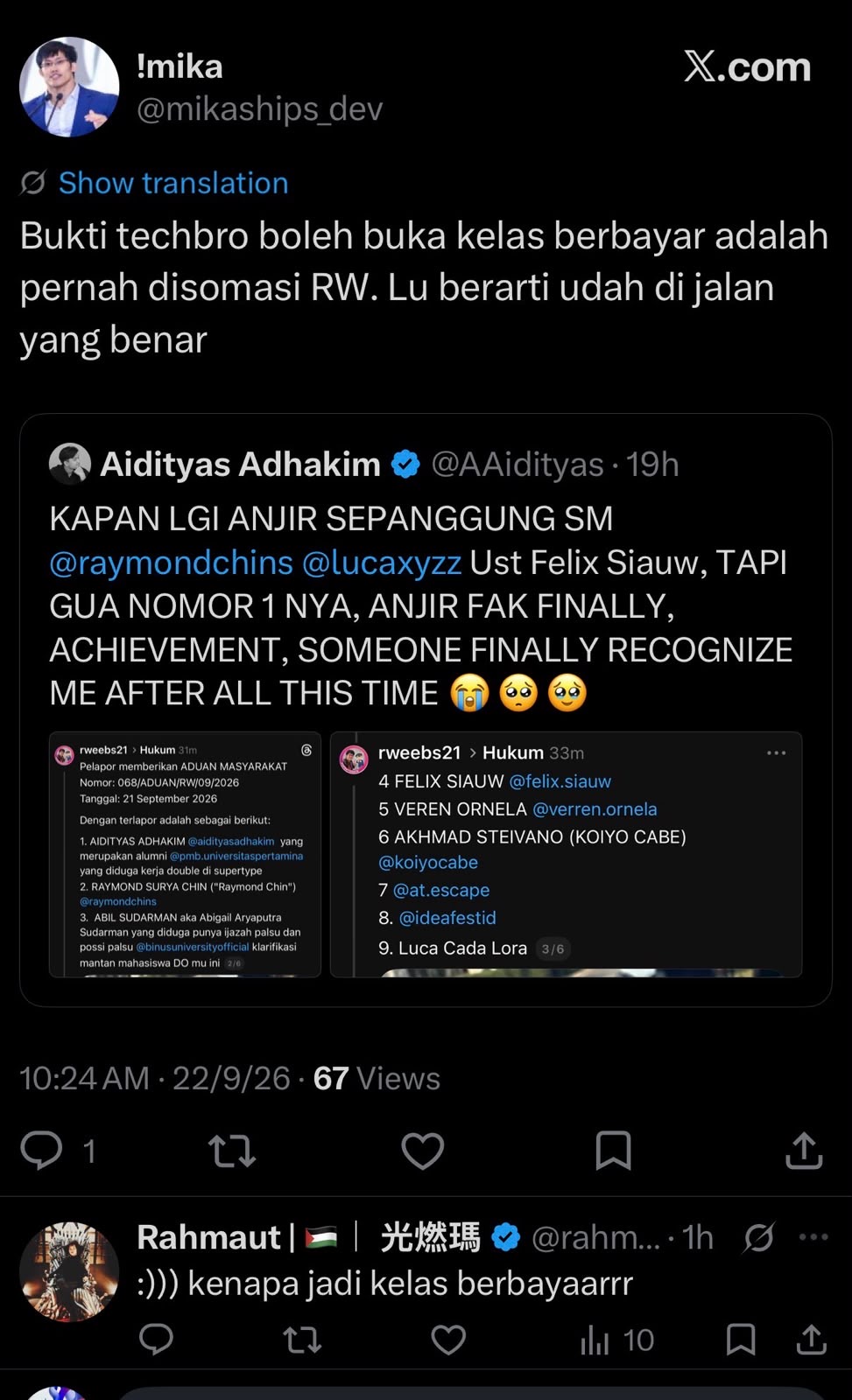Second capture